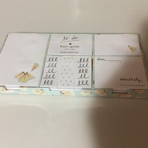 Kate spade sticky note set